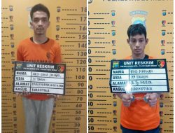 Polsek Medan Kota Amankan 2 Orang Tersangka Pengedar Sabu