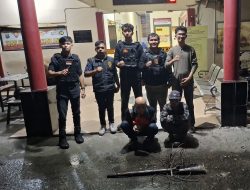 Dua Pemuda Diduga Curi Kabel PLN dan Telkom di Helvetia, Diamankan Tim TRC Kota Medan