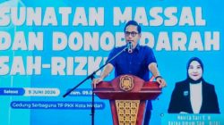 Rico Waas Bawa Keceriaan di Sunat Massal Sah-Rizki, 42 Anak Ikut dan Ibu Tunggal Terima Santunan
