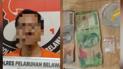 Polres Pelabuhan Belawan Bongkar Dugaan Sarang Narkoba di Deliserdang, Lima Orang Diamankan