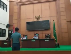 Mayor Laut Faisal Dituntut 5 Tahun Penjara dan Dipecat dari TNI, Sabu 9,83 Gram Hendak Dikirim ke Madiun