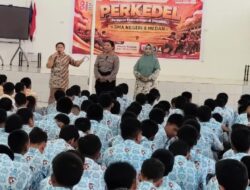 SOSIALISASI DAN HIMBAUAN POLSEK MEDAN AREA CEGAH KENAKALAN REMAJA, JAUHI GENG MOTOR DAN NARKOBA